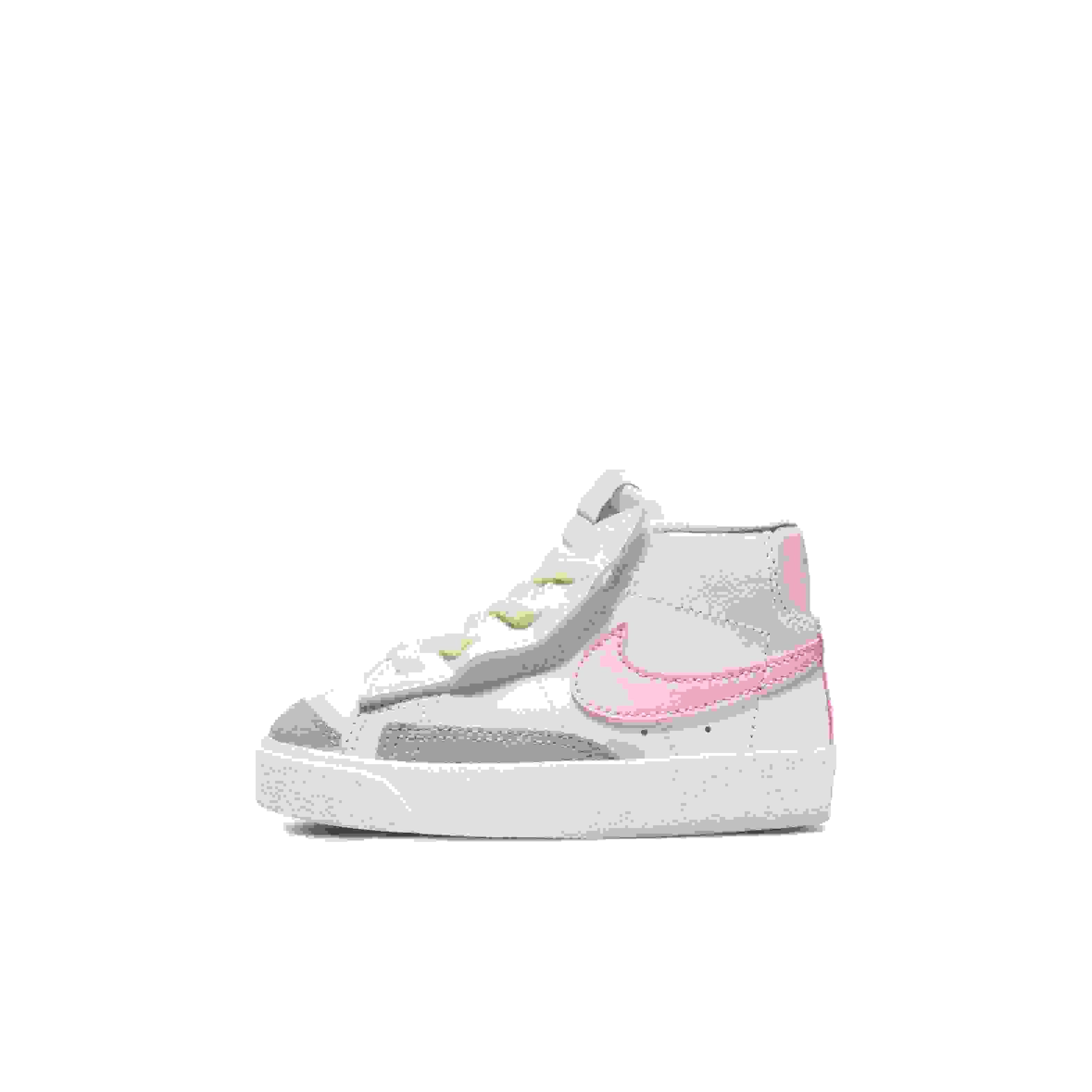 Nike Blazer Mid '77 Toddler Girls' "Summit White/Pink Foam" Shoe